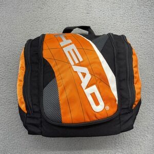 HEAD 3045 Tour Team Tennis Racquetball Travel Toiletry Wash Bag Case Orange‎ BLK